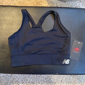 New Balance Small New! Black Racerback Sports Bra